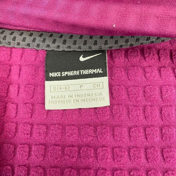 Nike Sphere Thermal Track Jacket Women Small Purple Gray Long Sleeve Full Zipper - Picture 4 of 12